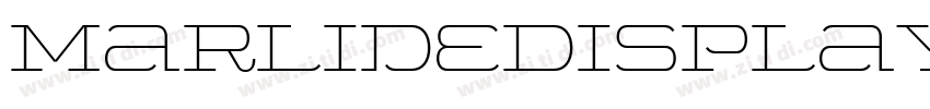 MarlideDisplay light字体转换